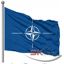 FLAGA NA MASZT NATO NATOWSKA WOJSKO 150x90 CM PREMIUM
