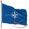 FLAGA NATO NATOWSKA WOJSKO 112x70 CM PREMIUM DRUK TUNEL