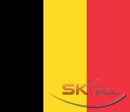 Flaga Belgii drukowana 112x70