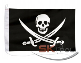 Flaga Bandera jacht 45x30 Pirat v.2
