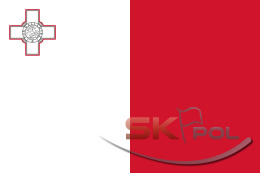 Flaga Malta drukowana 112x70