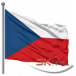 Flaga Czech 150x90cm Na maszt 2 oczka Czeska Flaga