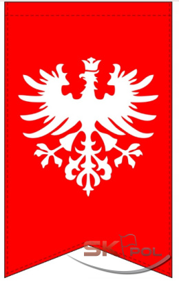 Flaga Powstania Wielkopolskiego 112x70 z Koroną