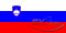 Flaga Słowenia drukowana 112x70